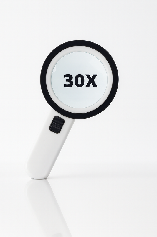 Handheld 30x Magnifying Glass