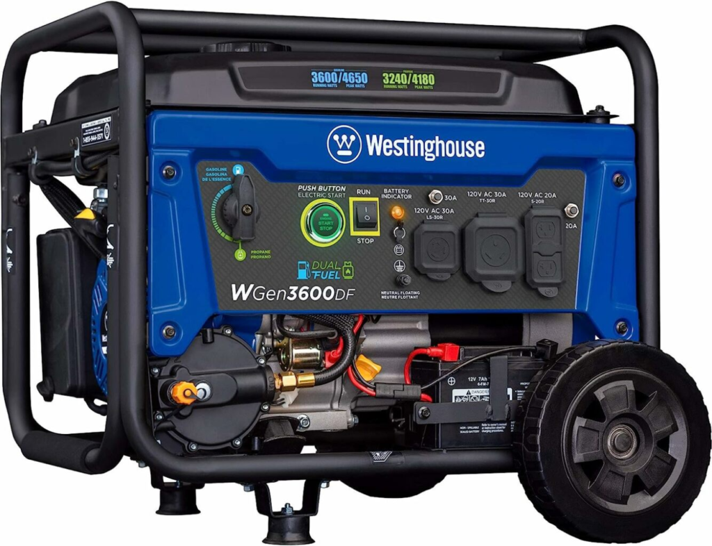 Best RV lightweight dual fuel generator