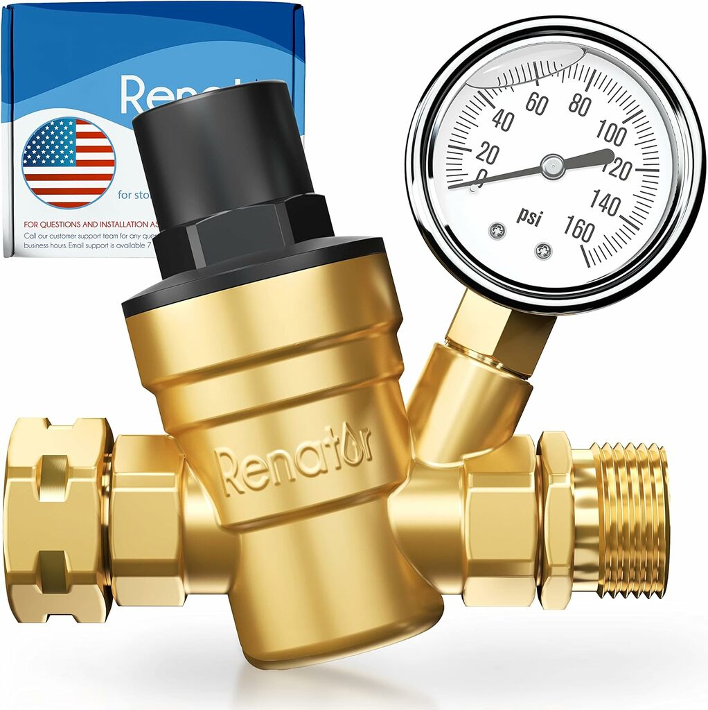 RV water pressure regulator